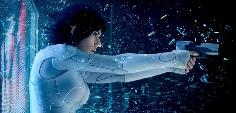 Carteles de los protagonistas de ‘Ghost in the Shell’