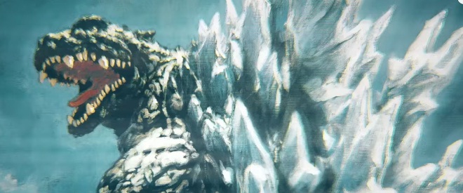 Otro cartel  de la película anime de ‘Godzilla’