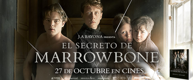 Sorteamos 5 packs de entrada doble  y libro de la película ‘El Secreto de Marrowbone’