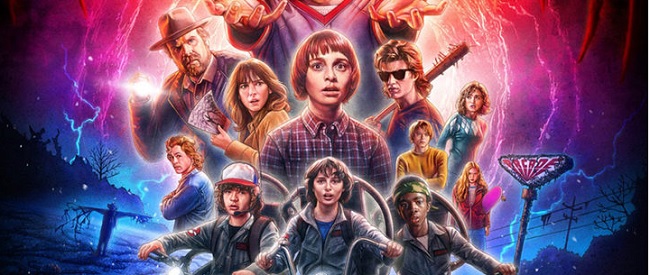 Poster final de la segunda temporada de ‘Stranger Things’