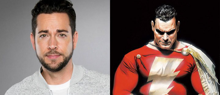 Zachary Levi dará vida  a  ‘Shazam’