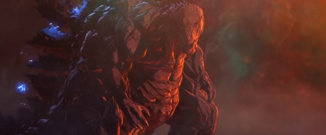 Un par de breves promos de la película anime de ‘Godzilla’