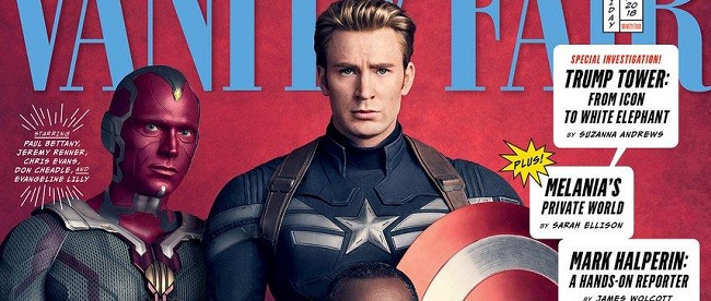 Portada de Vanity Fair con ‘Vengadores: Infinity War’