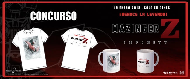 Sorteamos camisetas y tazas de ‘Mazinger Z: Infinity’