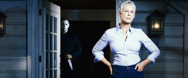 Así luce Jamie Lee Curtis  en el set de  ‘Halloween’