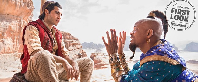 Primeras imágenes de Will Smith como el genio en la adaptación de “Aladdin”