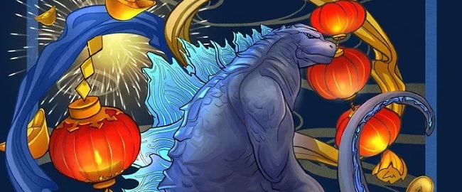 Pósters para celebrar el año nuevo chino de “Godzilla 2: Rey de los Monstruos”