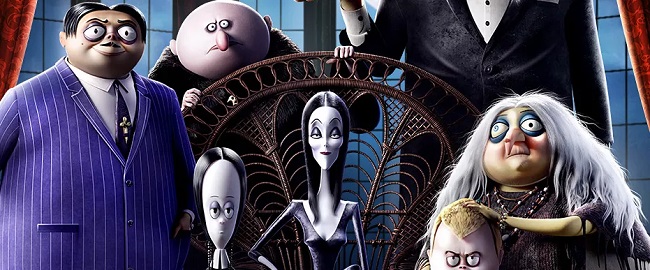 Póster de la película de animación de “La Famlia Addams”
