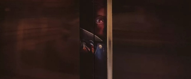 Chucky casi casi se deja ver en los ascensores de la CinemaCon de Las Vegas