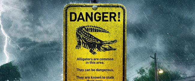 Primer cartel de “Infierno bajo el agua” de Alexandre Aja
