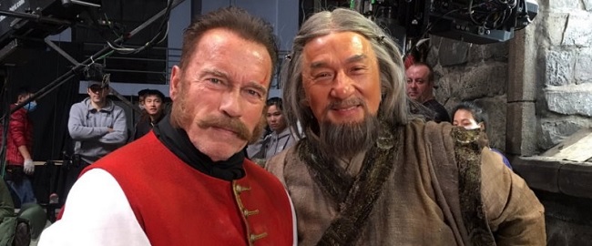 Jackie Chan y Arnold Schwarzenegger en el nuevo póster de “El Misterio del Dragón”