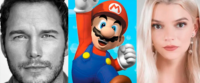 La película de animación de “Super Mario” contará con las voces de Anya Taylor Joy y Chris Pratt