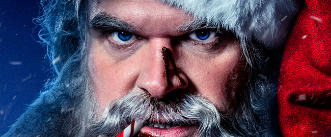 David Harbour en el póster de “Violent Night”