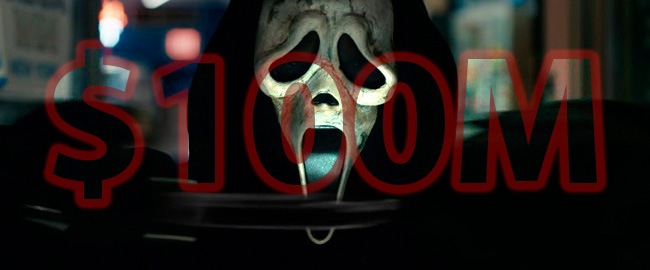 Scream 6 supera los $100 millones en la taquilla mundial 10 das despus de su estreno