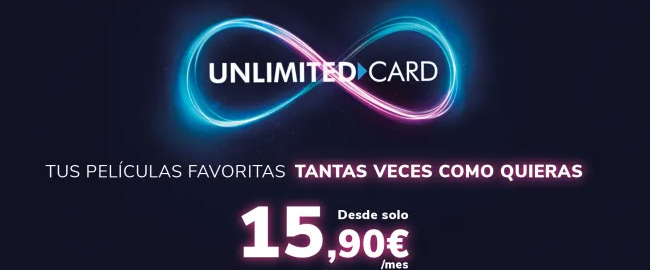 Cinesa lanza Unlimited Card en abril: tarifa plana para acceder a sus salas de cine