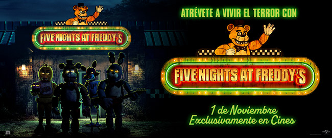 Ganadores de las entradas de “Five nights at Freddy´s”