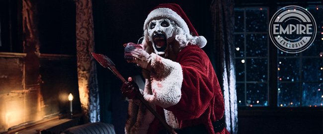 Art The Clown  como Santa Claus  en la nueva imagen de “Terrifier 3”