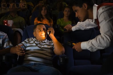 ver ficha movil en el cine