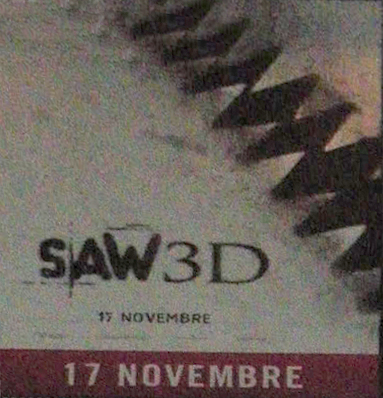 Teaser poster de Saw 7 