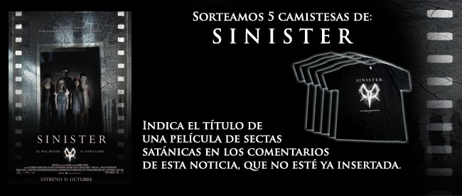 Sorteamos cinco camisetas de Sinister