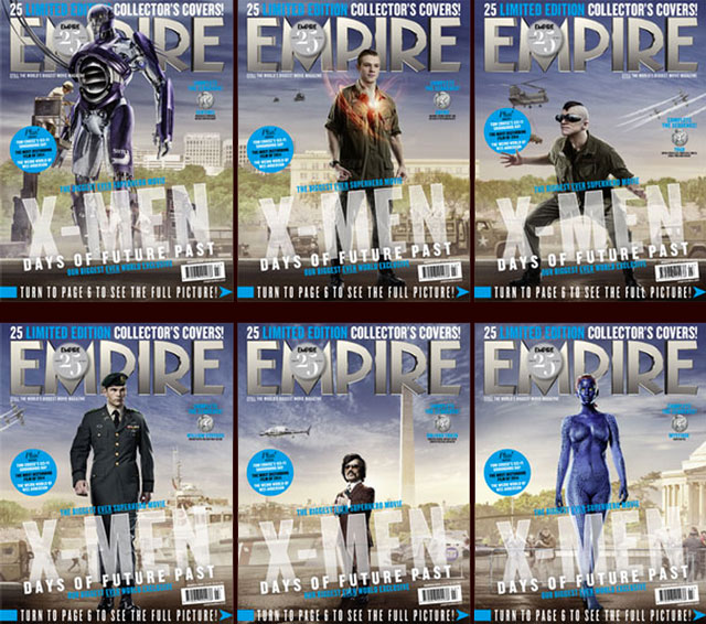 Empire dedica 25 portadas diferentes a X-Men: Días del Futuro Pasado