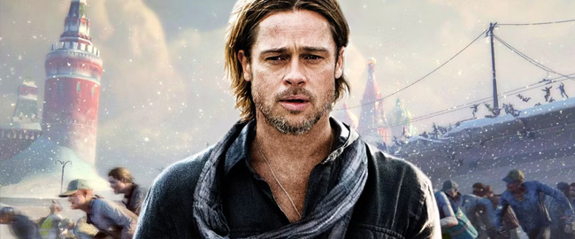 Brad Pitt en Guerra Mundial Z, persecución zombi
