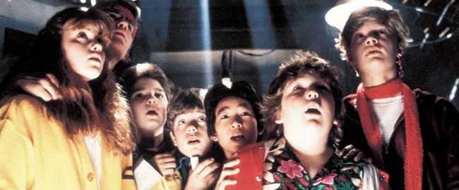 Los Goonies en su aventura