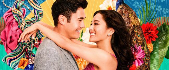Crazy Rich Asians (2018) escena inicial fiesta